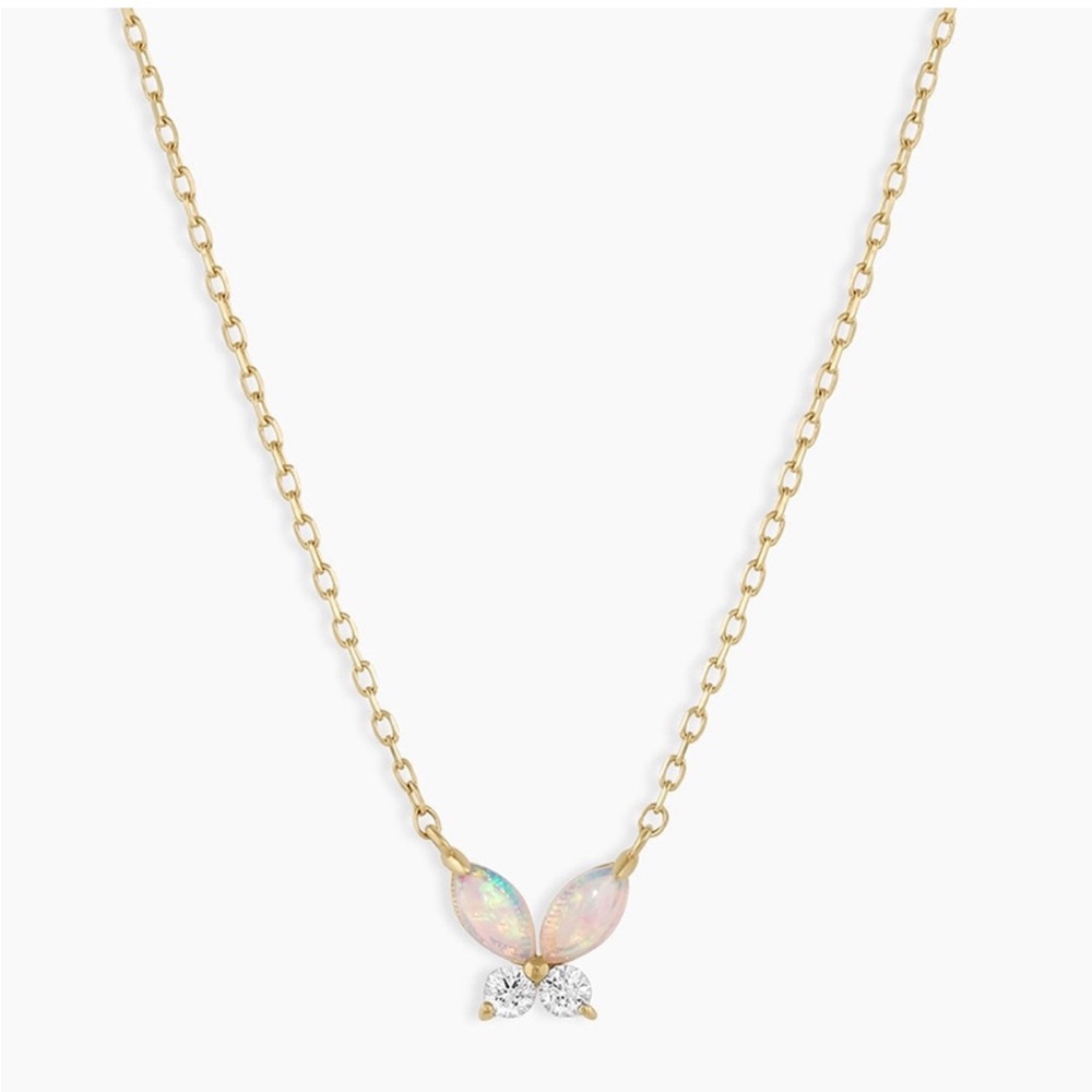 Gorjana Opal Butterfly Necklace